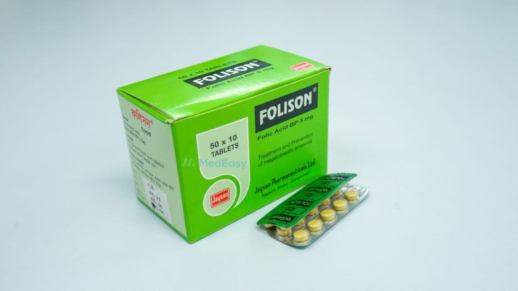 Folison 5 mg/ 10 pes