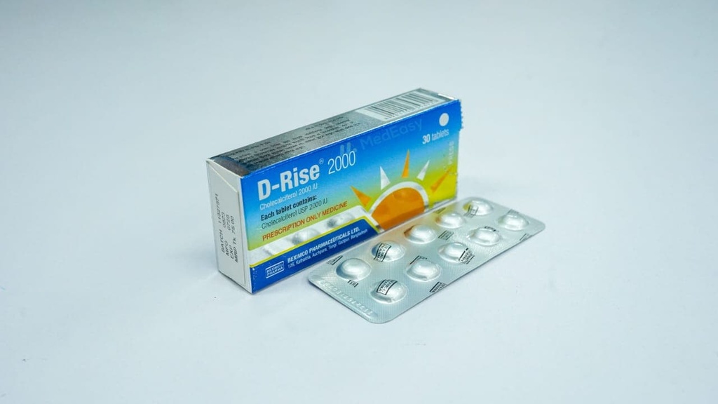 D-Rise2000 IU Tablet/10 pes