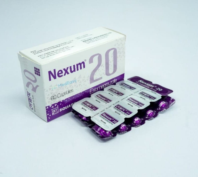 Nexum20 mg Capsule Esomeprazole Magnesium Trihydrate