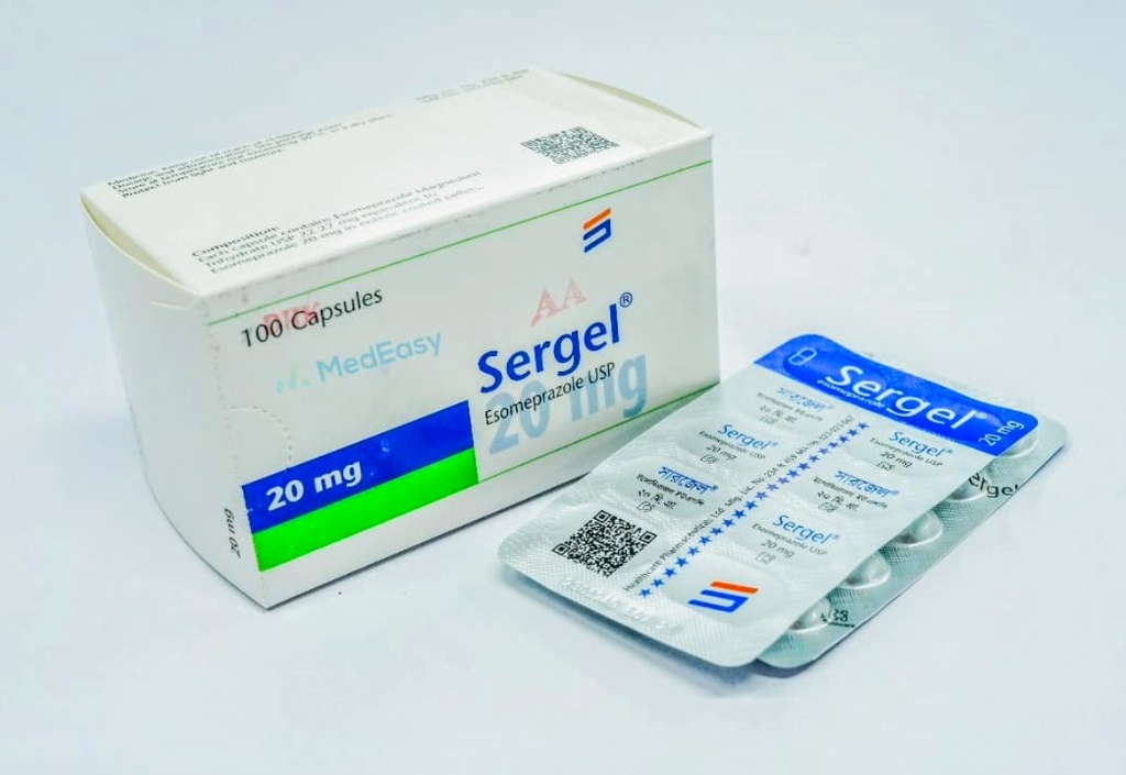 Sergel20 mg Capsule Esomeprazole Magnesium Trihydrate