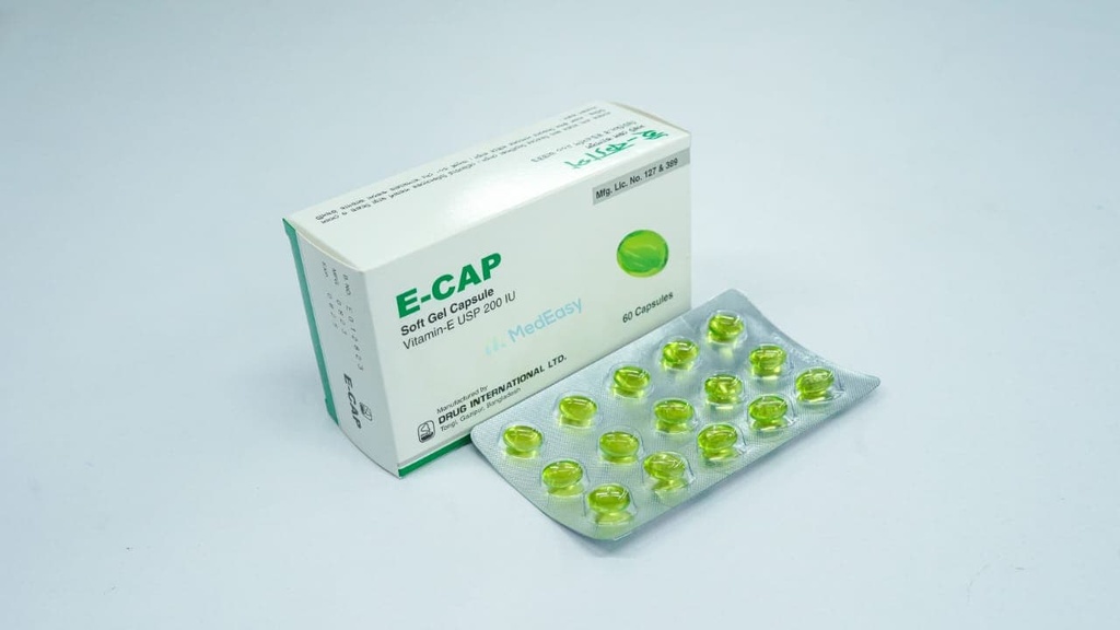E-Cap 200 IU Capsule/15 pes