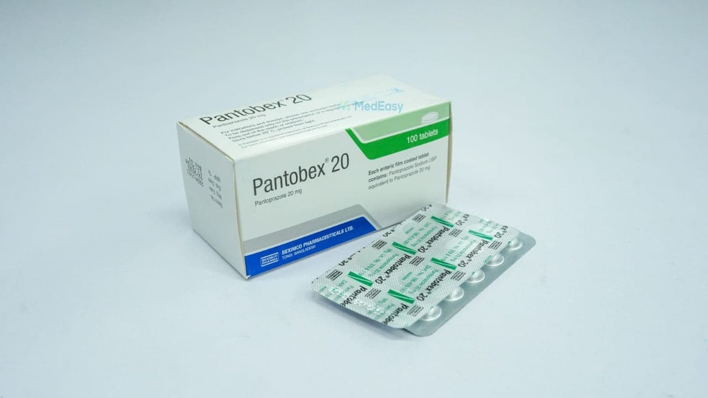 Pantobex 20 mg Tablet/10 pes