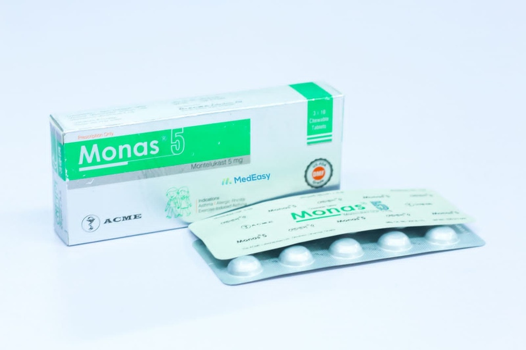 Monas 55 mg Chewable Tablet/15 pes