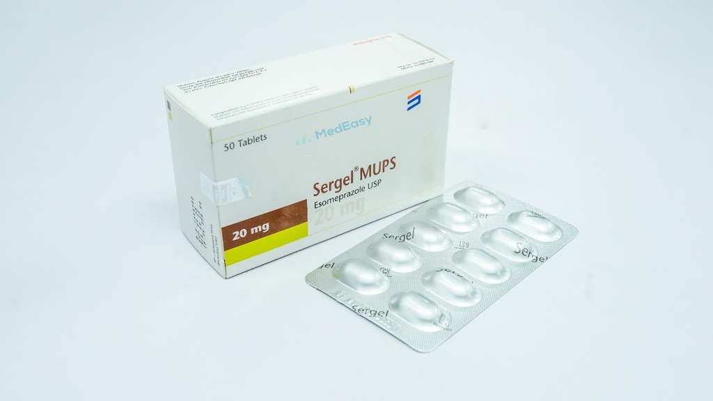 Sergel MUPS 20 mg MUPS Tablet/10 pes