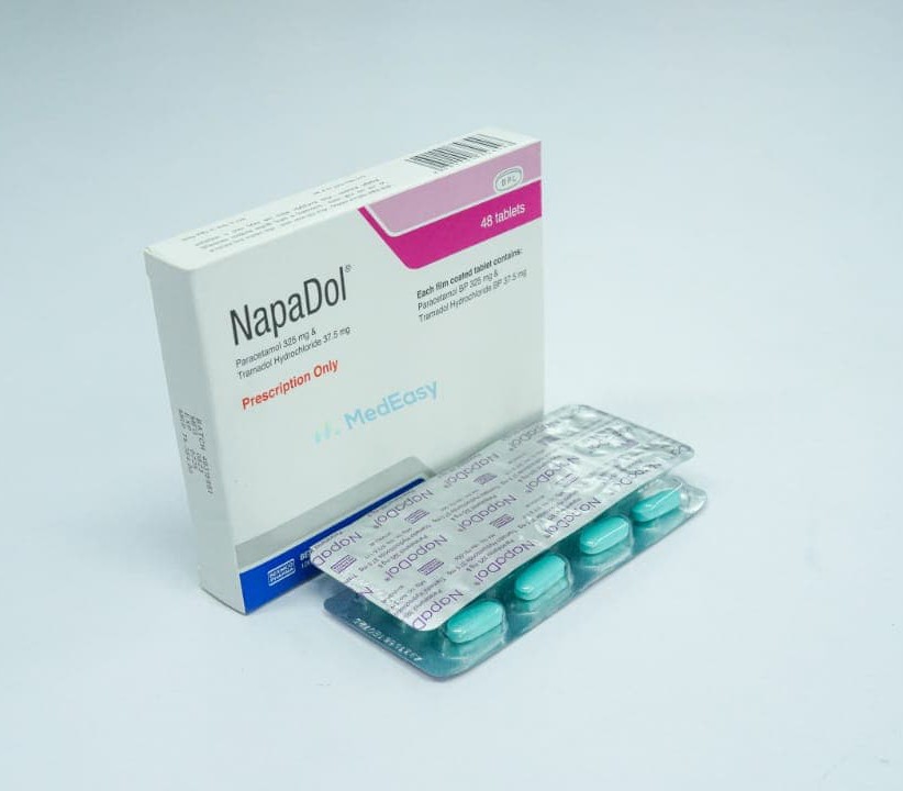 Napadol Tablet Paracetamol + Tramadol Hydrochloride