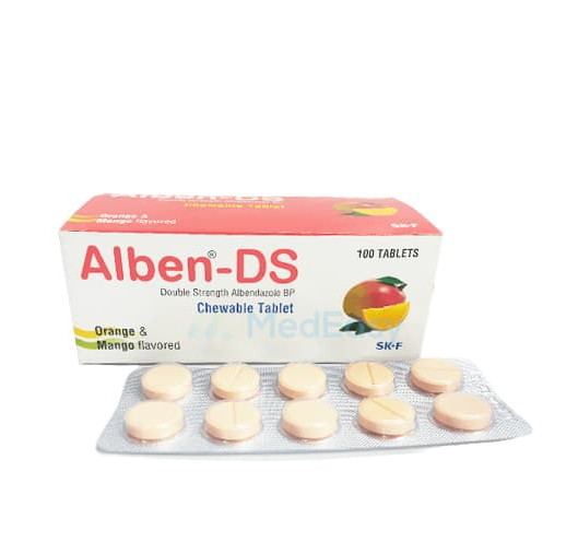 Alben DS400 mg Chewable Tablet Albendazole