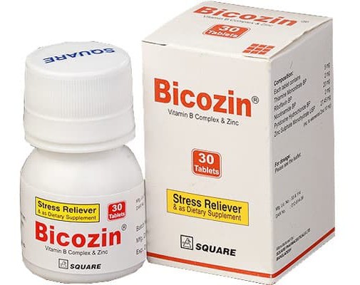 Bicozin Tablet Vitamin B Complex + Zinc