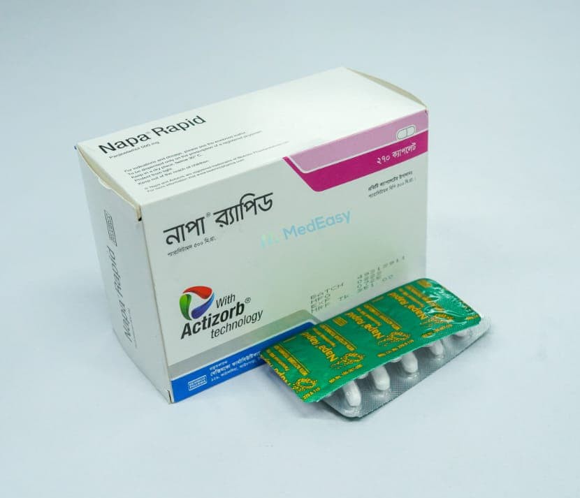Napa Rapid500 mg Tablet Paracetamol