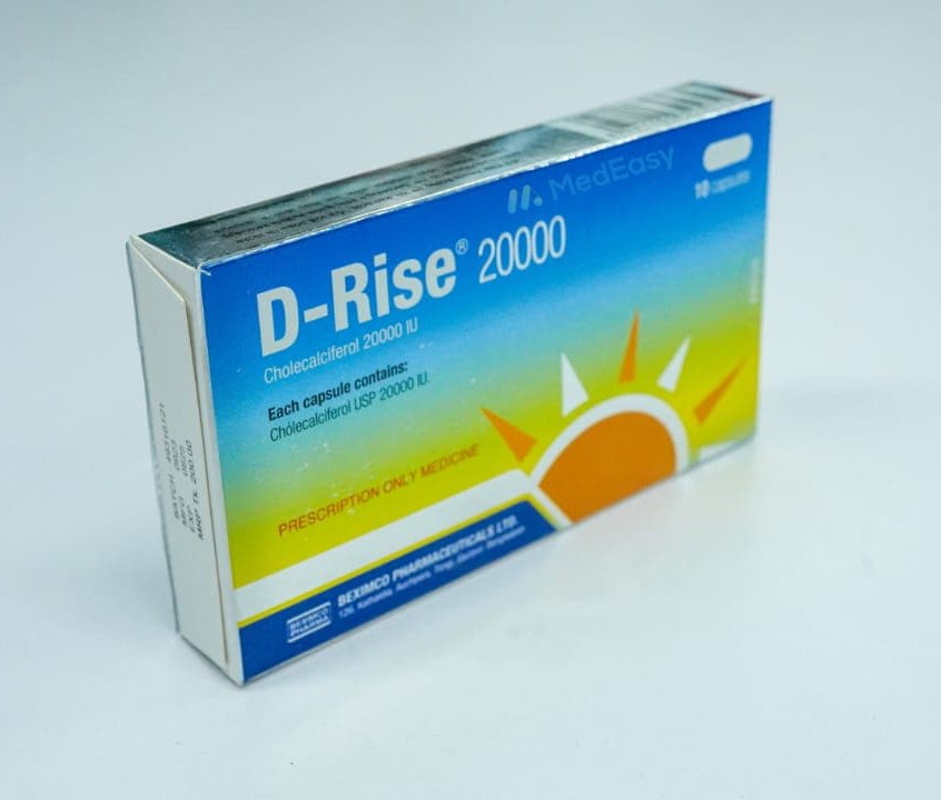 D-Rise20000 IU Capsule Colecalciferol [Vitamin D3]