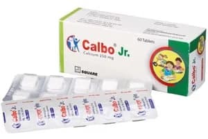Calbo Jr250 mg Chewable Tablet/10 pes