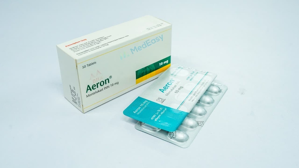 Aeron10 mg Tablet Montelukast