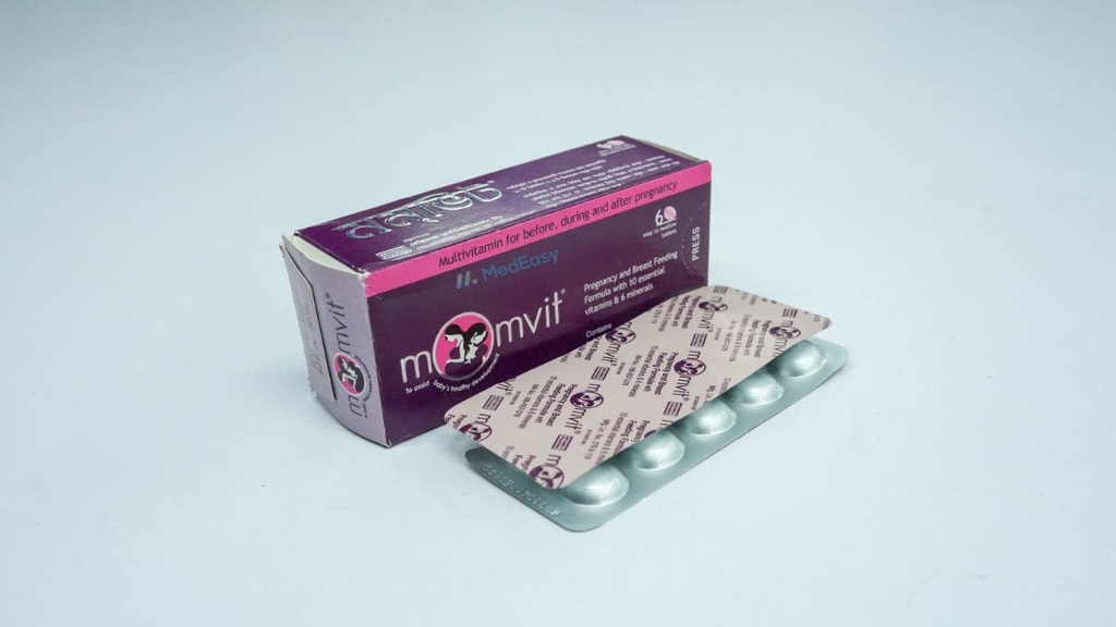 Momvit Tablet Multivitamin & Multimineral Essentials [For nursing mother]