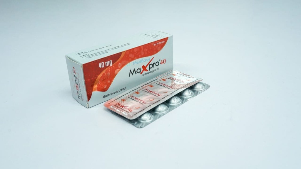 Maxpro40 mg Tablet Esomeprazole Magnesium Trihydrate