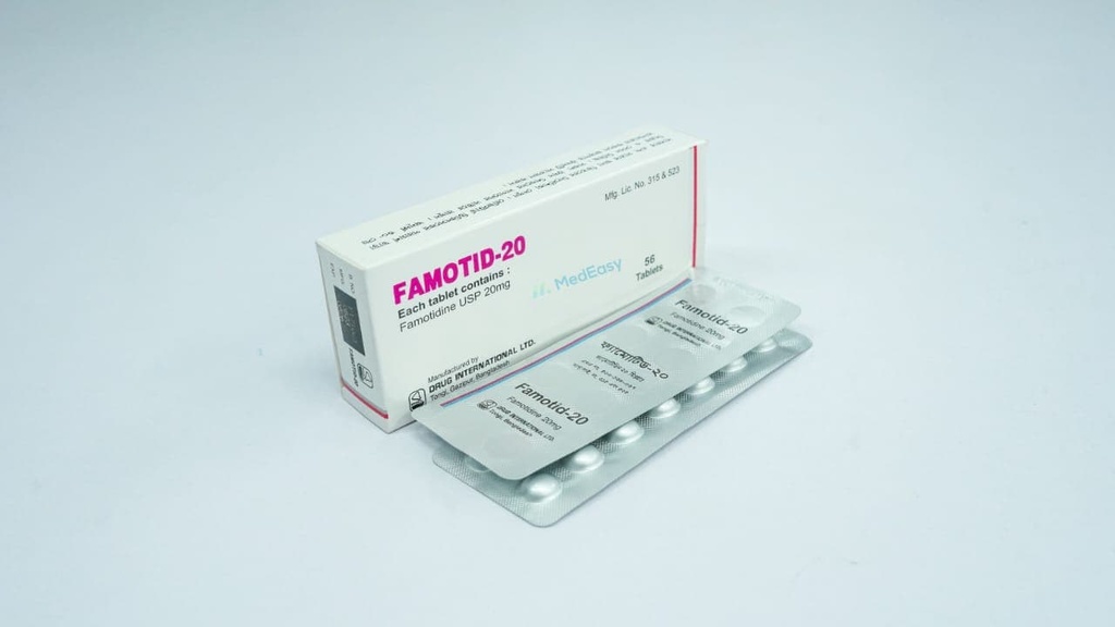 Famotid20 mg Tablet/14 pes