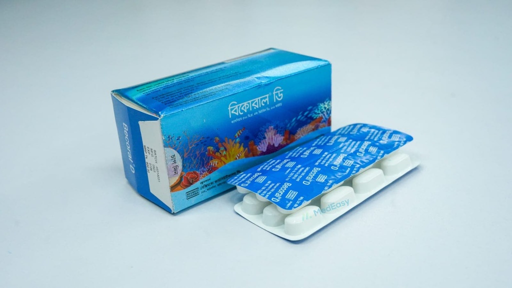 Becoral D Tablet Calcium Carbonate [Coral source] + Vitamin D3