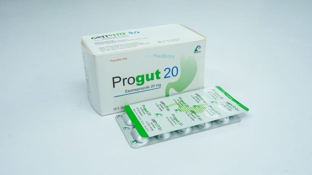 Progut 20 mg Capsule/1 pes