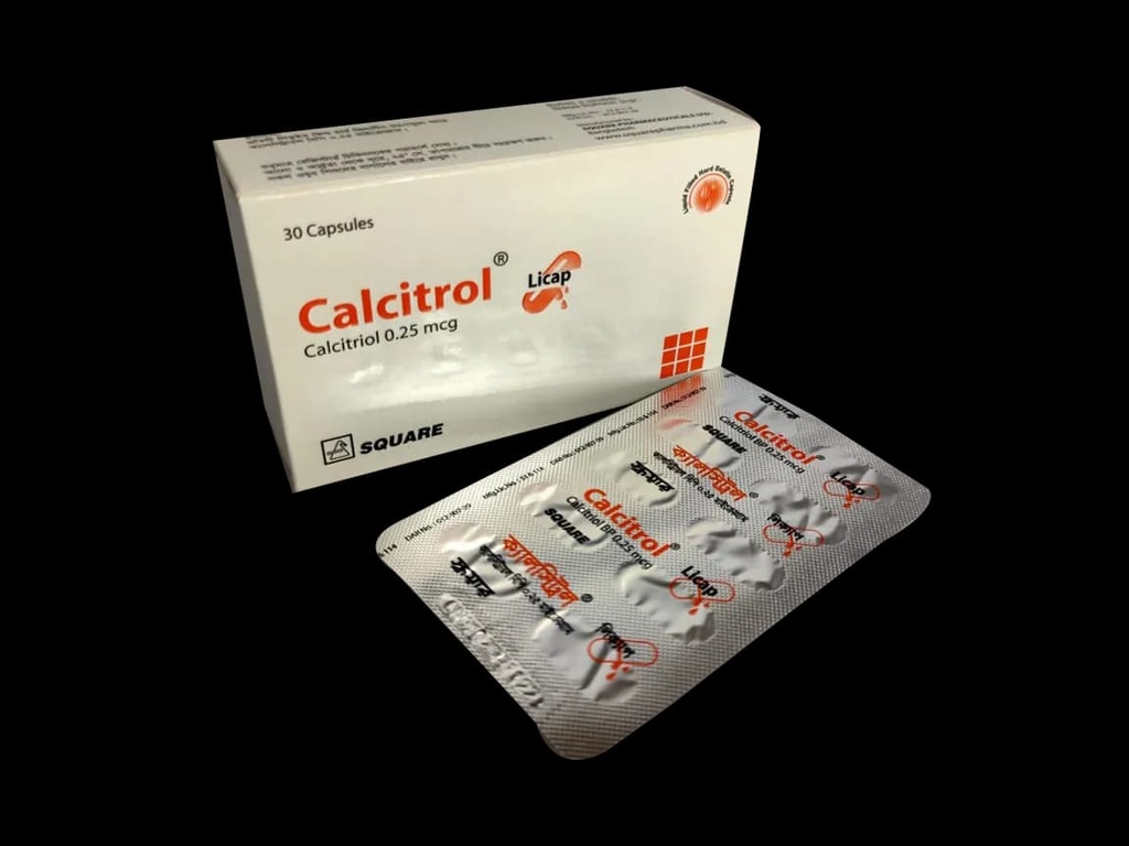 Calcitro l0.25 mcg Capsule/10 pes