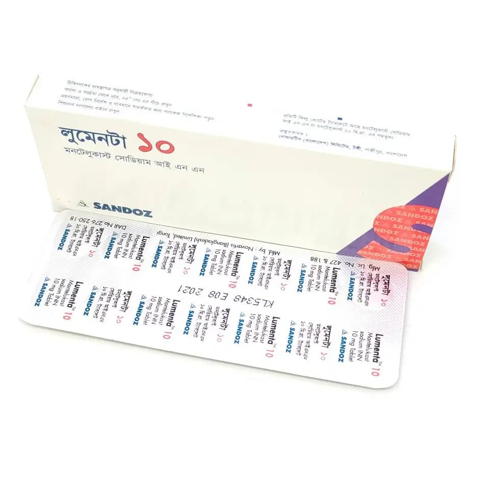 Lumenta10 mg Tablet Montelukast