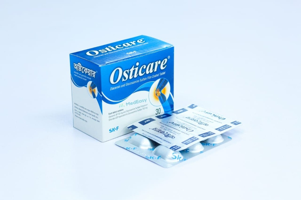 Osticare750 mg+50 mg Tablet Glucosamine Sulphate + Diacerein