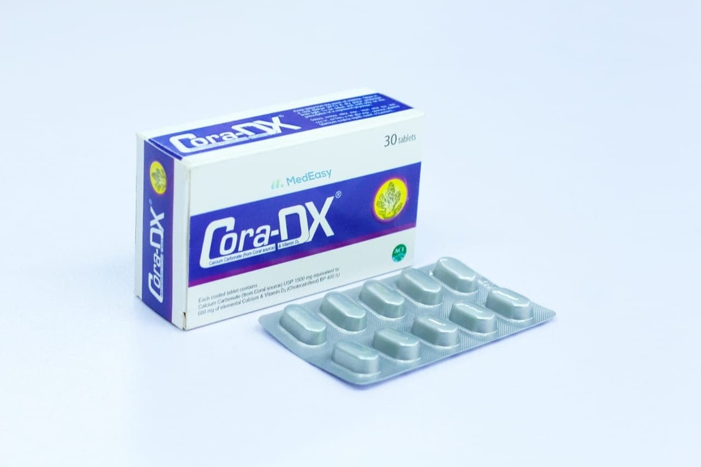 Cora-DX Tablet Calcium Carbonate [Coral source] + Vitamin D3