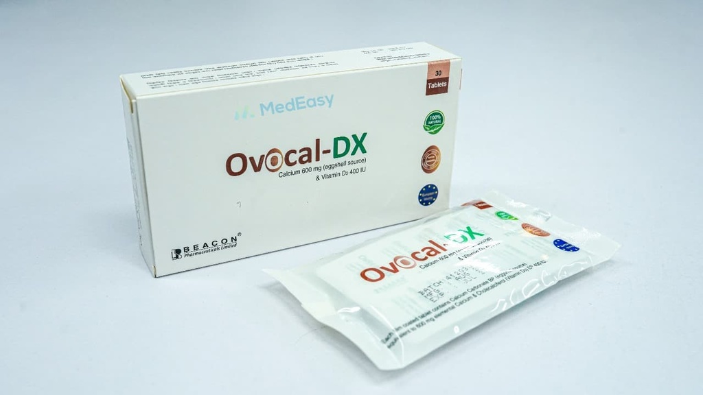 Ovocal-DX Tablet Calcium Carbonate [Egg sheel] + Vitamin D3