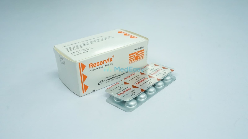 Reservix100 mg Tablet Aceclofenac
