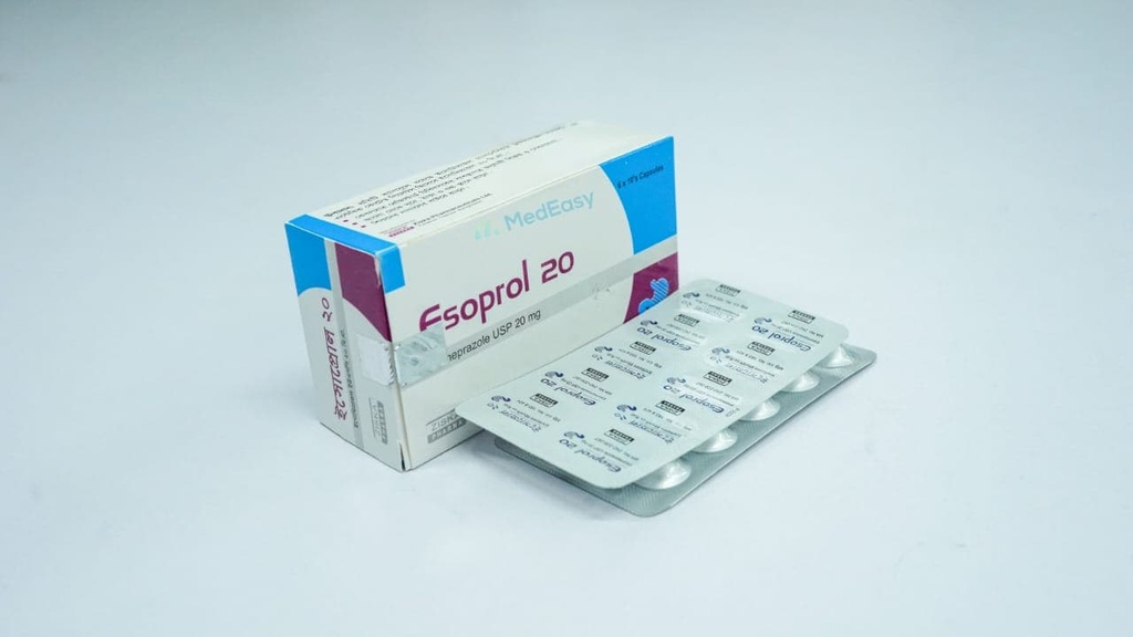 Esoprol 20 mg Capsule