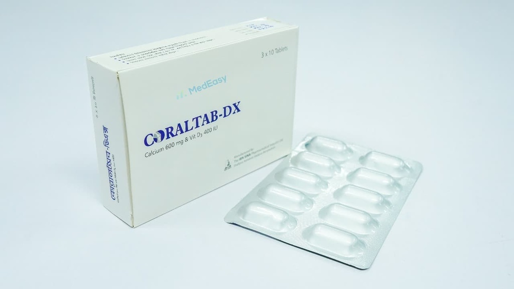 Coraltab-DX Tablet Calcium Carbonate [Coral source] + Vitamin D3