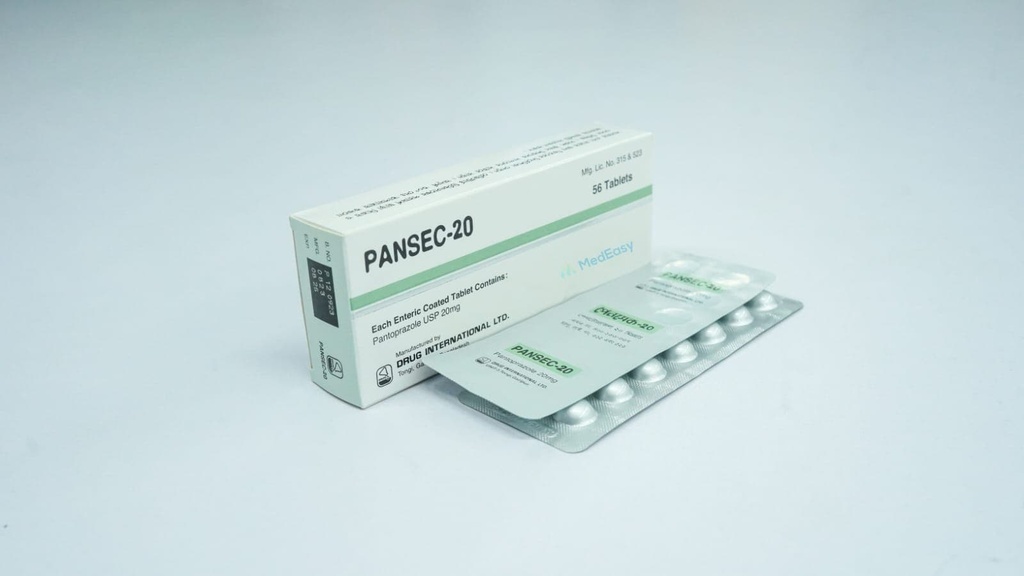 Pansec20 mg Tablet Pantoprazole