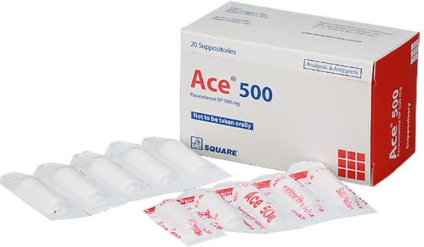 Ace500 mg Suppository Paracetamol