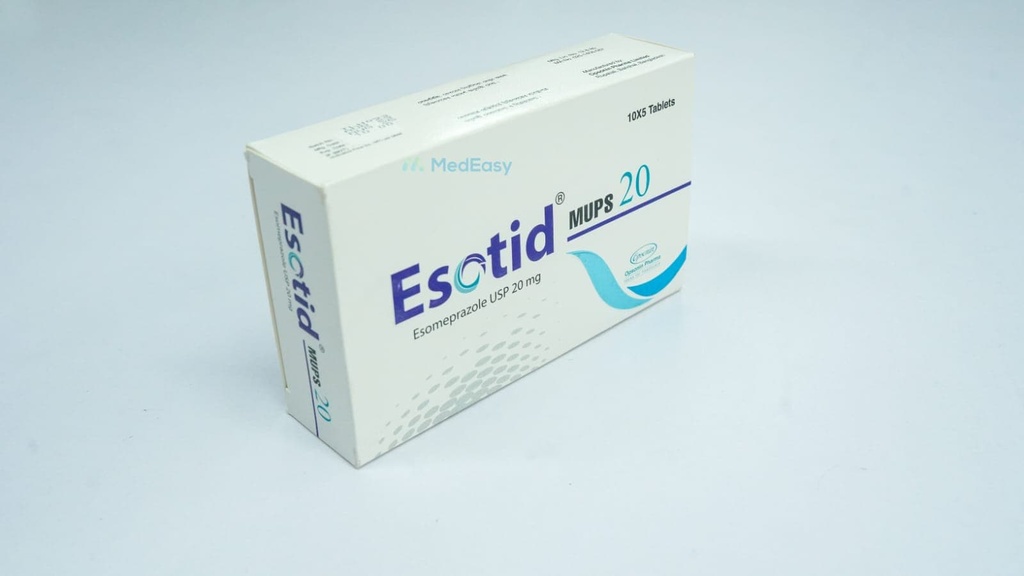 Esotid Mups20 mg Tablet Esomeprazole
