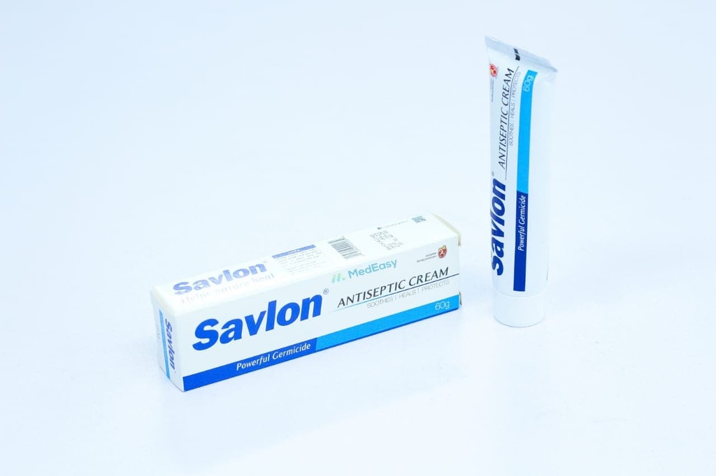 Savlon Cream60gm Cream Chlorhexidine Hydrochloride + Cetrimide