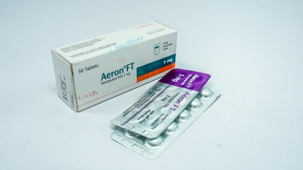 Aeron FT5 mg Tablet Montelukast
