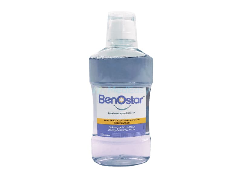 Benostar0.15% Mouthwash Benzydamine Hydrochloride
