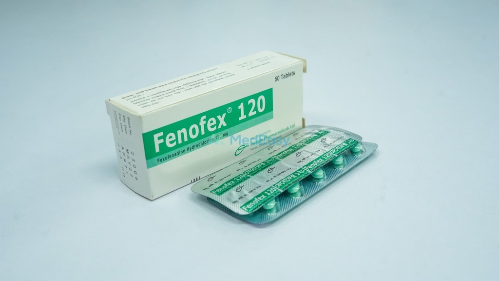 Fenofex120 mg Tablet Fexofenadine Hydrochloride