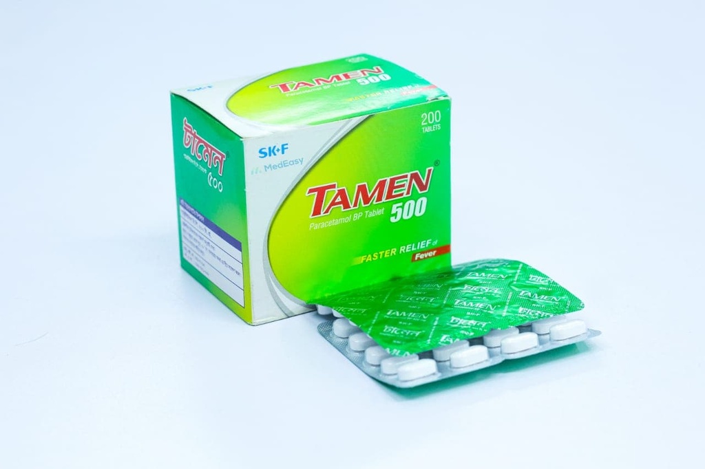 Tamen500 mg Tablet Paracetamol