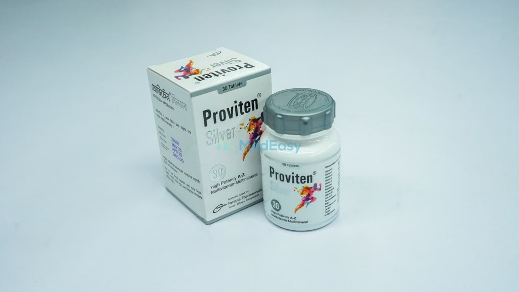 Proviten Silver Tablet Multivitamin + Multimineral A-Z silver preparation