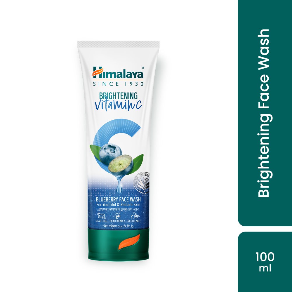 Himalaya Brightening Vitamin C Bluberry Face Wash-100ml Size: 100ml