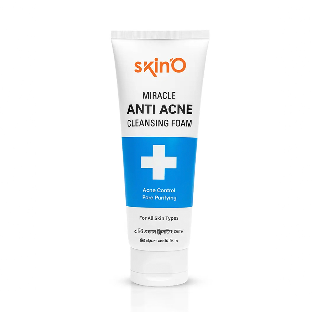 skinO Miracle Anti Acne Cleansing Foam Size: 100 ml