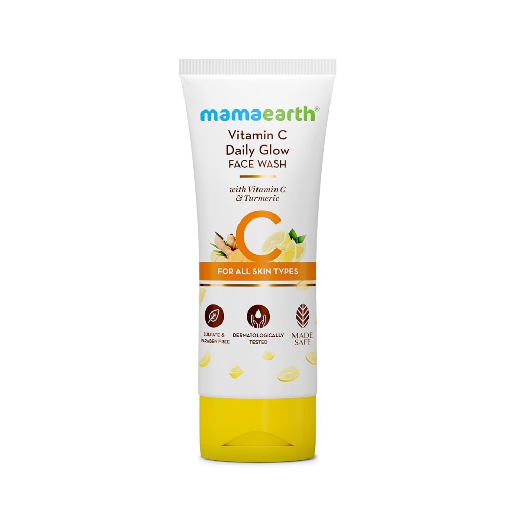 Mamaearth vitamin C face wash with vitamin C and turmeric for skin illumination Size: 100ml