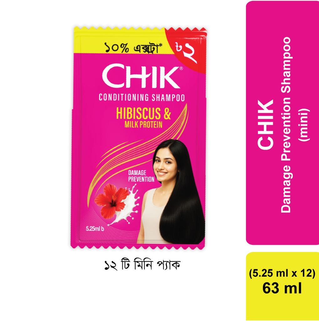 CHIK Hibiscus Damage Prevention Shampoo 5.25 ml