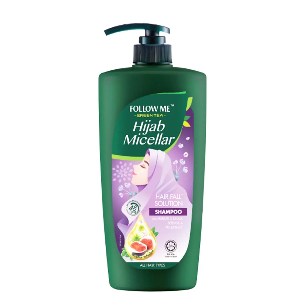 International Malaysian product Hair care item follow me Hijab Micellar hair fall solution shampoo - 650 ml