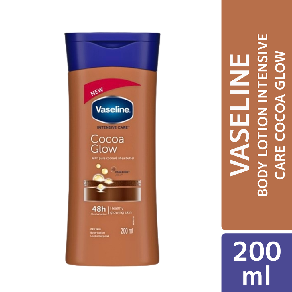 Vaseline Intensive Care Cocoa Glow Lotion Size: 200ml