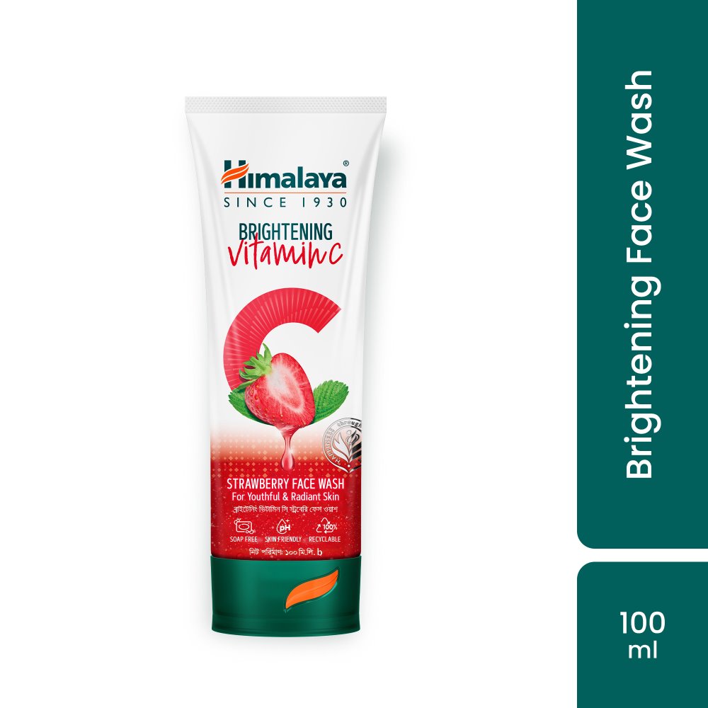 Himalaya Brightening Vitamin C Strawberry Face Wash-100ml
