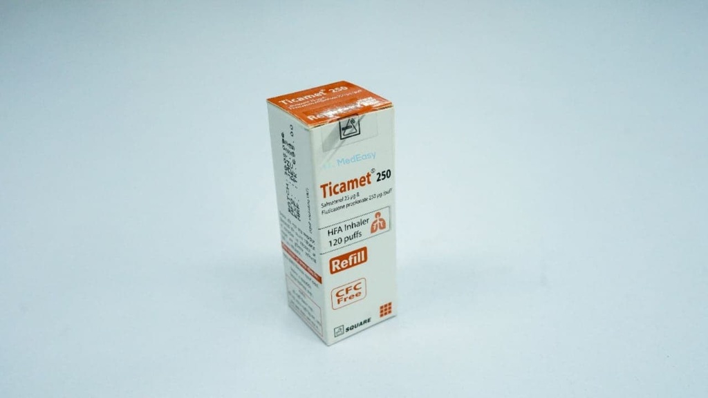 Ticamet 25 mcg + 250 mcg Refill