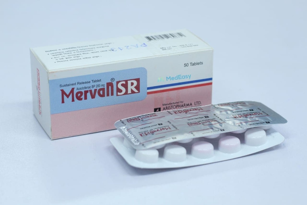 Mervan SR 200 mg Tablet