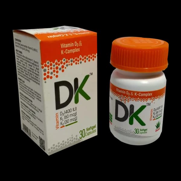 DK 400 IU+60 mcg+30 mcg Capsule