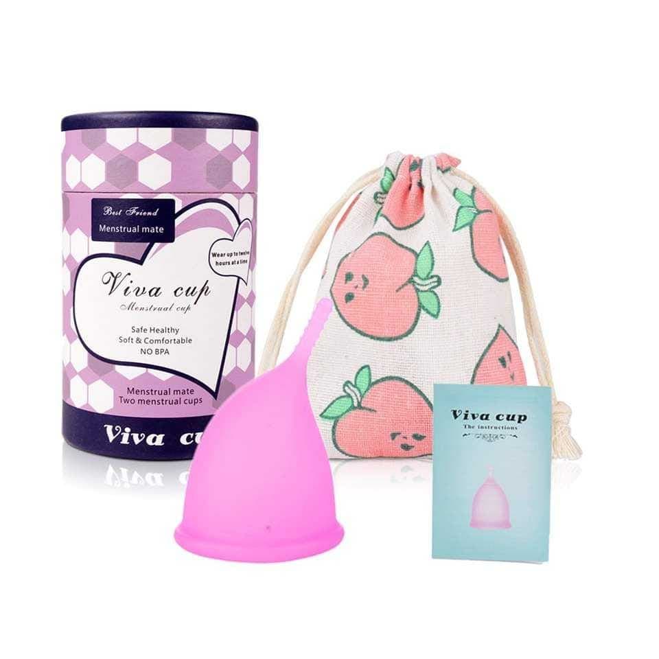 Menstrual cup reusable for women hygiene during period anytime betterhealthViva Cup (Large)