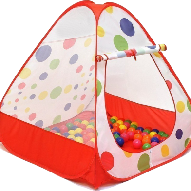 Kids Ball Pit Play Tent with 50 Colorful Balls – Foldable Children’s Magic Playhouse