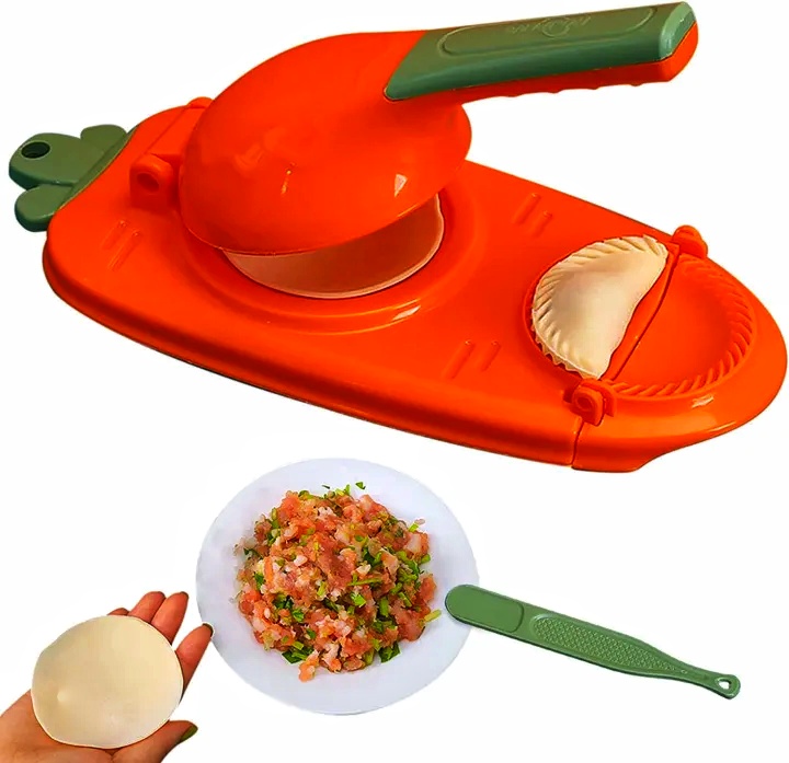 Dumpling Maker, Pitha Maker Creative Household New 2 In 1 Dumpling Maker, Dumpling Moulds,r Tools Mold - Bix super shop